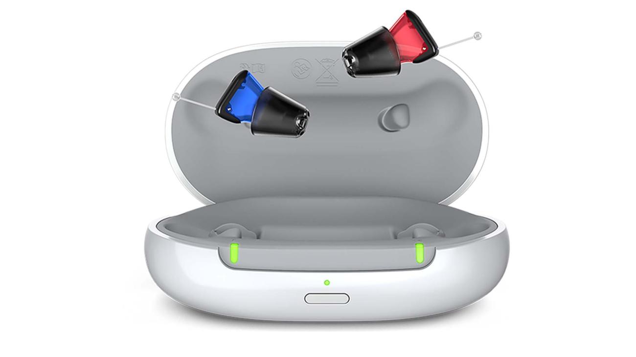 Das Hörgerät Signia Insio Charge & Go IX im Portable Charger