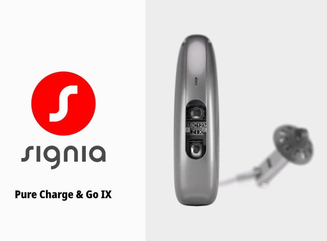 Das Hörgerät Pure Charge & Go IX von Signia