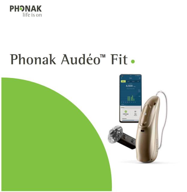 Das Hörgerät Audéo Fit (Lumity) von Phonak